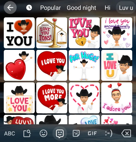 bitmoji stickers