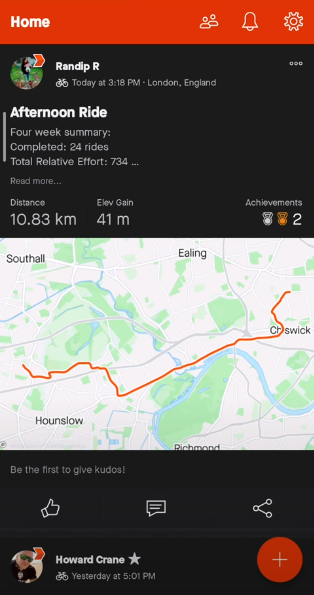 Great app for running enthusiasts