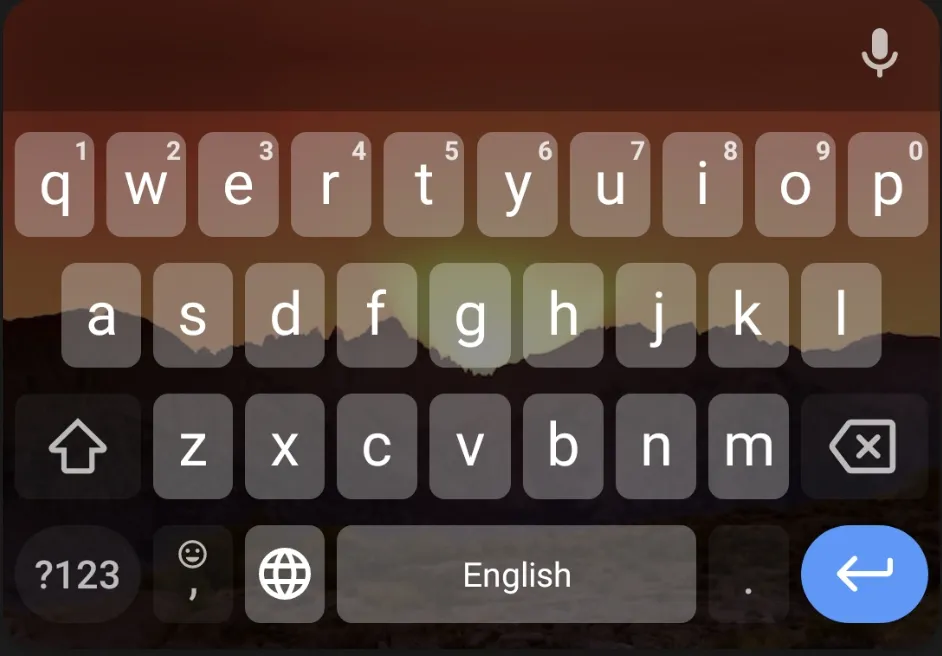 لوحة مفاتيح جوجل للهواتف الذكيه (Gboard)